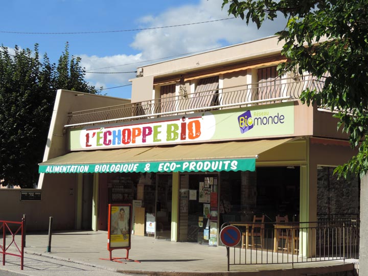 Facade magasin Echoppe Bio