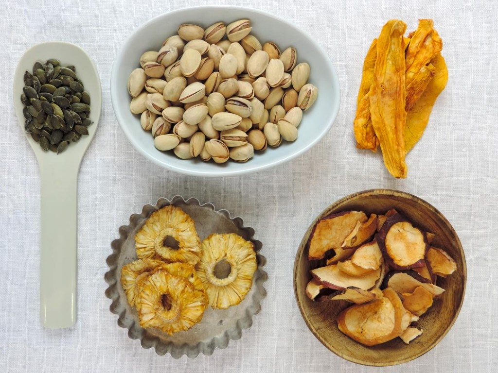 Fruits séchés, noix et graines